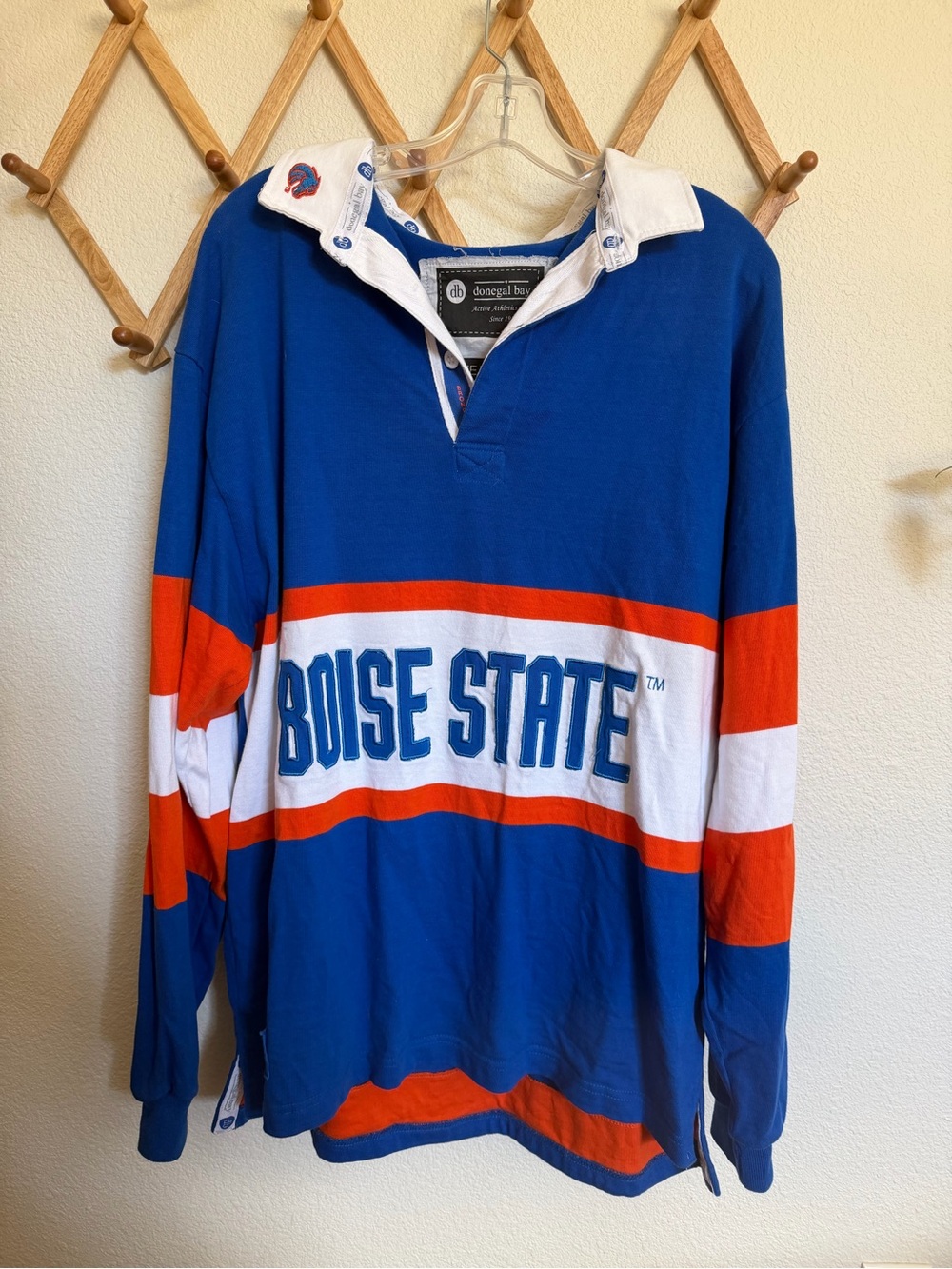 Donegal Bay Boise State Blue Rugby Shirt